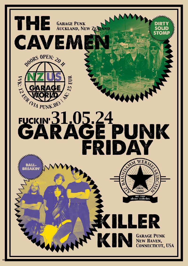 : The Cavemen + Killer Kin