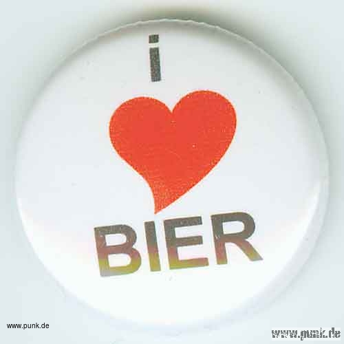 : I love Bier-Button
