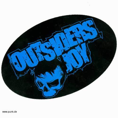 Outsiders Joy: Aufkleber, blau