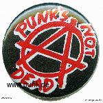 Punks not dead button