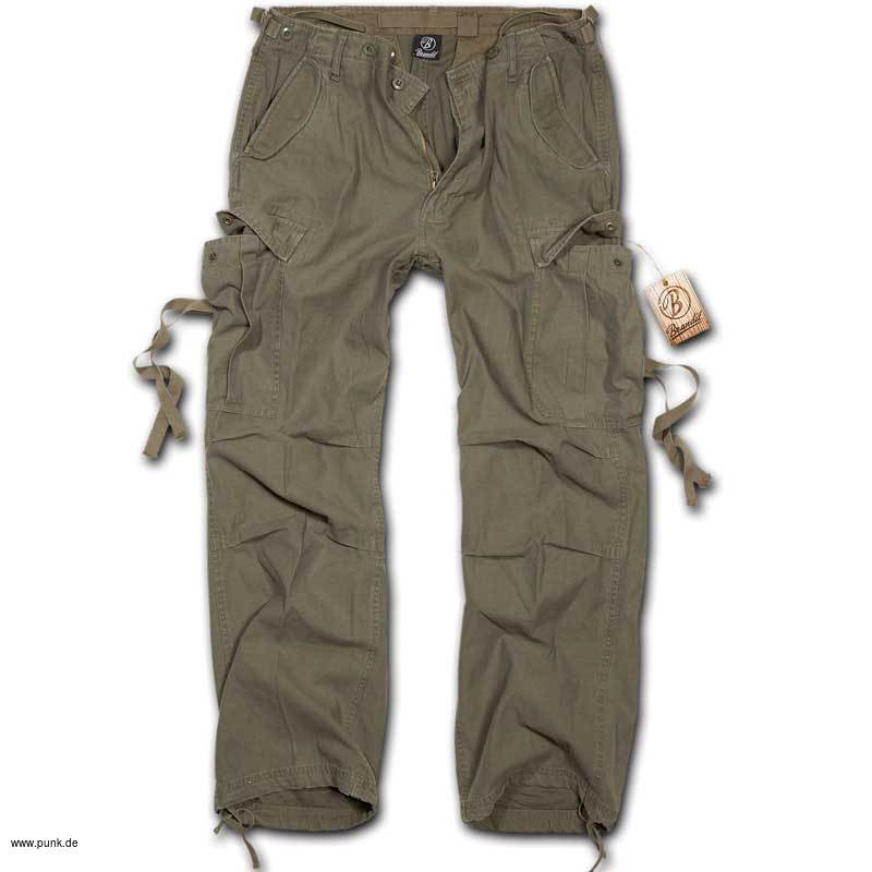 Brandit: M65 Vintage Trousers, oliv