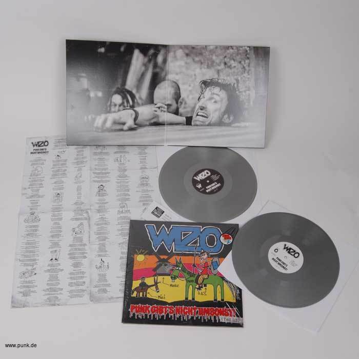 WIZO: Punk gibts nicht umsonst! (Teil III) Doppel-LP, limitiert, silberfarbenes Vinyl