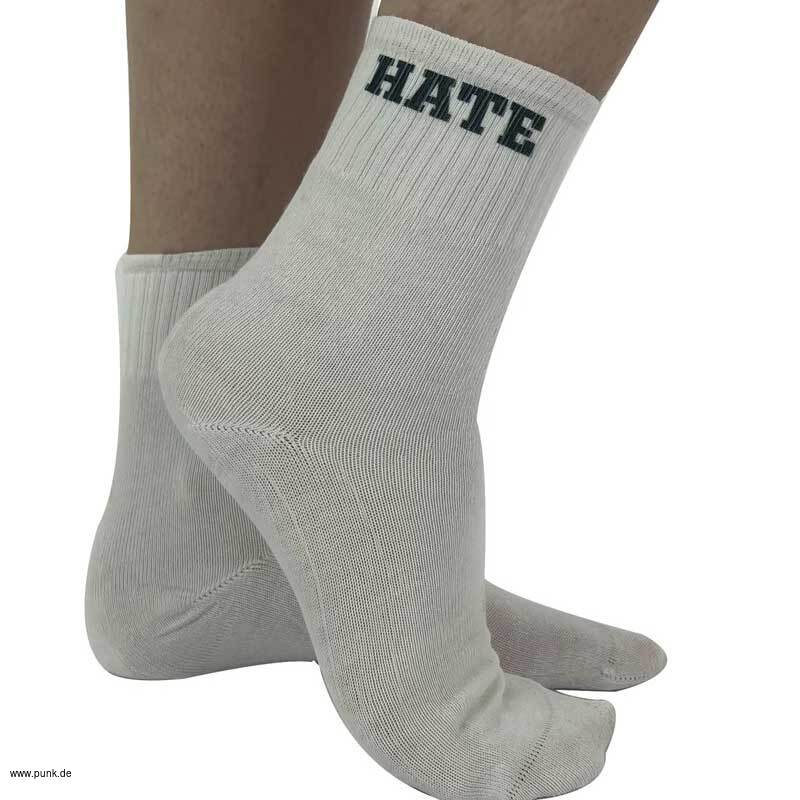 Pamela Mann: Love and hate Socken, weiß