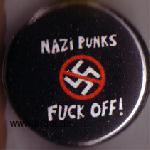 : NAZI PUNKS FUCK OFF Button