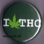 : I love THC Button