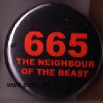 665 Neighbour of the beast Button
