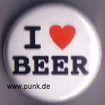: I LOVE BEER Button