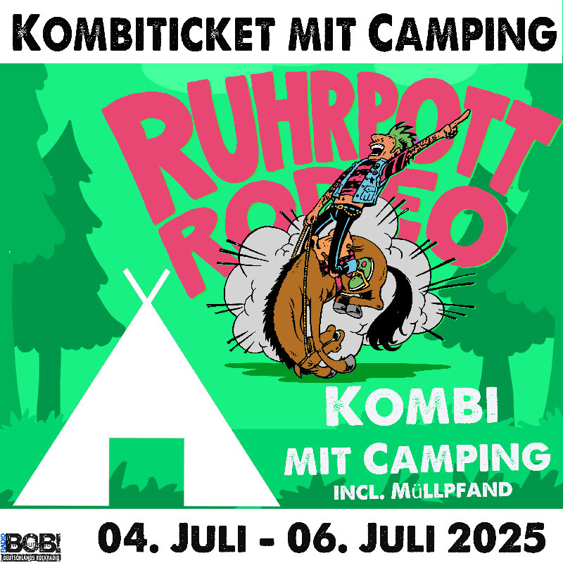 : HardTicket Kombi-Ticket inkl. Camping Ruhrpott Rodeo 2025