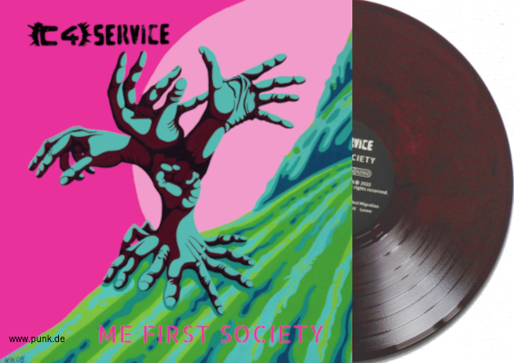 C4Service: Me First Society (Hemorrhage marbled vinyl)